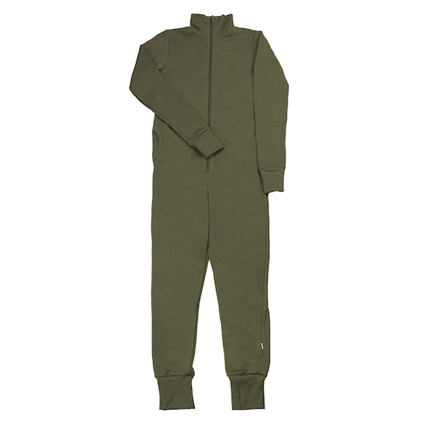 Gr�n jumpsuit/heldragt fra Joha 100 % marinould