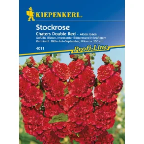 Rd stokrose 150 cm hj flerrig 30 planter