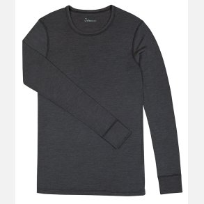 Herre lang�rmet undertr�je merino uld -silke m�regr�  klik for info