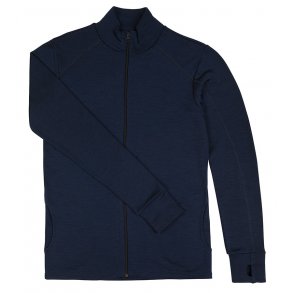 Herre langrmet bluse  merino uld Fleece kvalitet bl klik for info