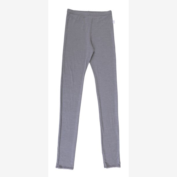 Dame lange underbukser merino uld - silke gr�