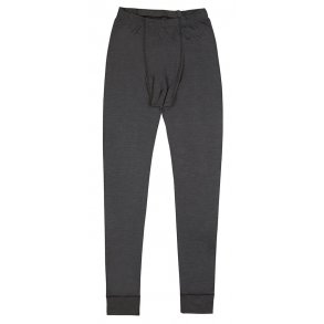 Herre lange underbukser merino uld - silke mrkegr