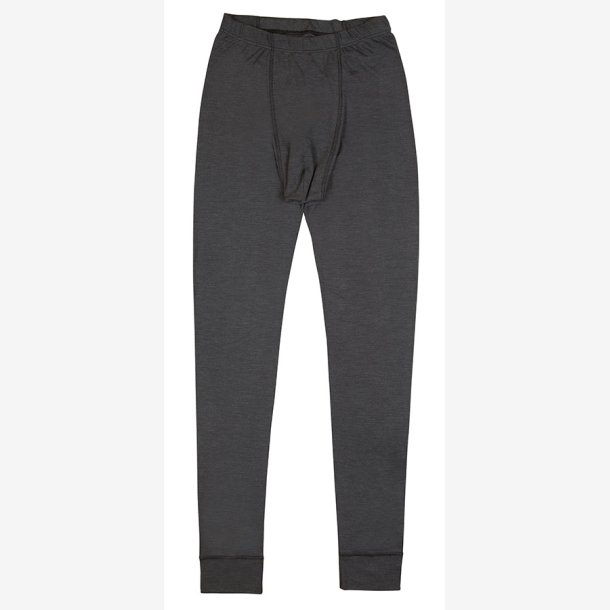 Herre lange underbukser merino uld - silke m�rkegr�