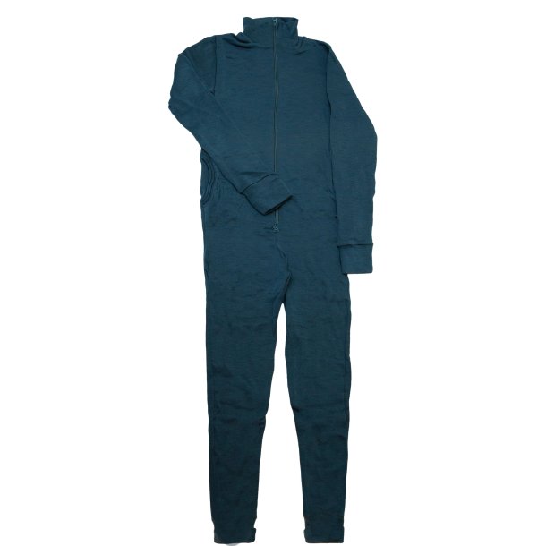 Herre Jumpsuit merino uld bl og grn