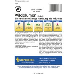 Vilde natur blomster til insekter enrig/flerrig 25 m2 