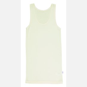 Dame merino uld undertr�je sort og hvid