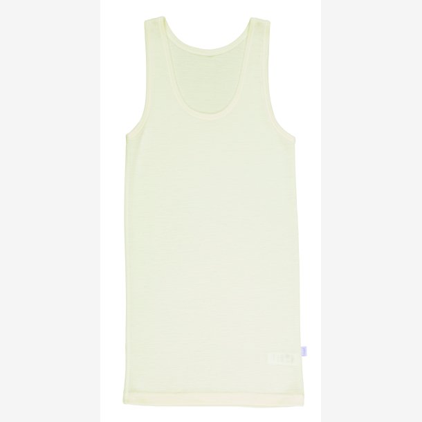 Dame merino uld undertr�je sort og hvid