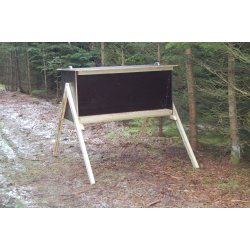 Foderautomat ddyr og kronvildt indhold 540 liter med dobbelt trug. Klik her for mere info
