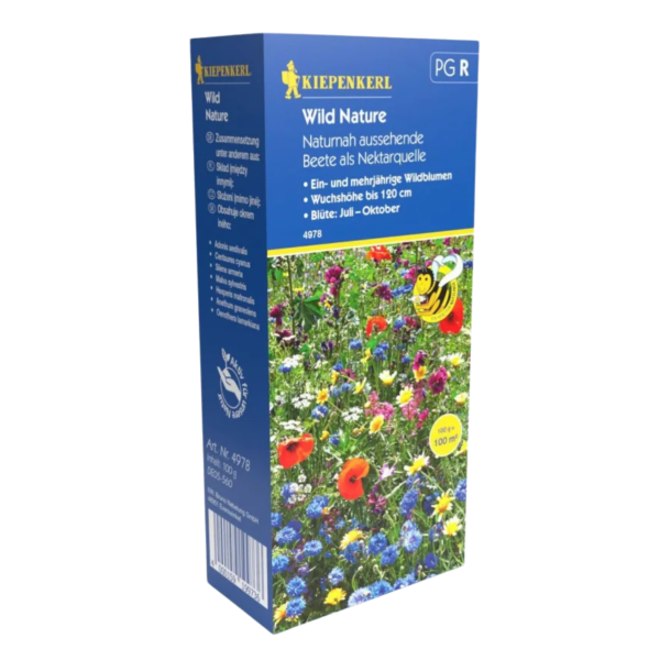 Kiepenkerl Lavt blomstert�ppe &ndash; lavtvoksende sommerblomst-blanding til 50 m2 have